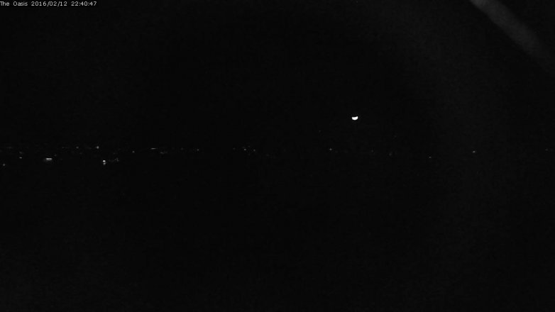 Lake Travis webcam, February 12, 2016 9:45 PM CT