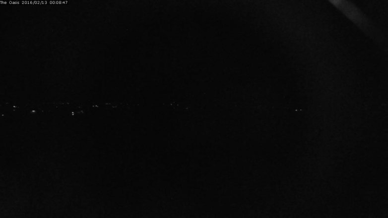 Lake Travis webcam, February 12, 2016 11:15 PM CT