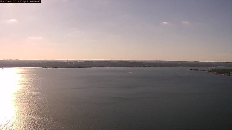 Lake Travis webcam, February 13, 2016 3:10 PM CT