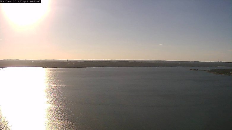 Lake Travis webcam, February 13, 2016 4:00 PM CT