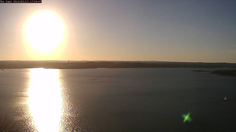 Lake Travis webcam, February 13, 2016 4:40 PM CT