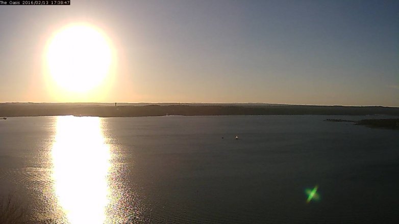 Lake Travis webcam, February 13, 2016 4:45 PM CT