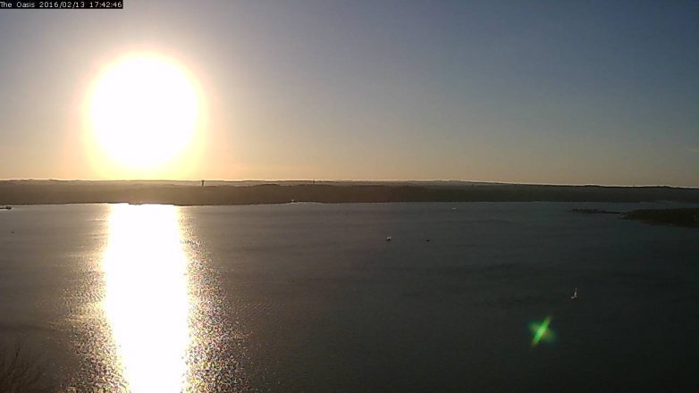 Lake Travis webcam, February 13, 2016 4:50 PM CT