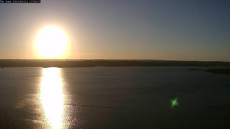 Lake Travis webcam, February 13, 2016 4:55 PM CT