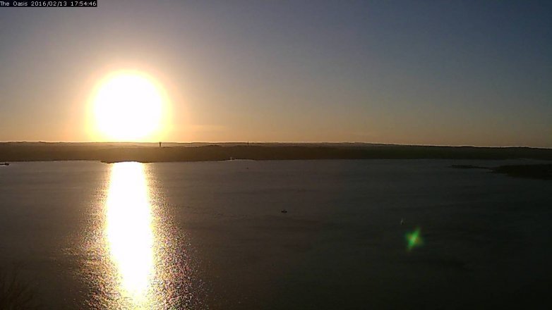 Lake Travis webcam, February 13, 2016 5:00 PM CT