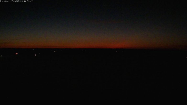 Lake Travis webcam, February 13, 2016 6:00 PM CT