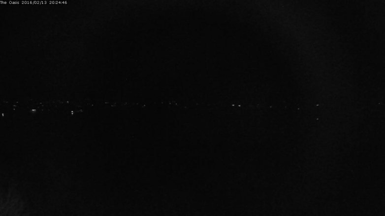Lake Travis webcam, February 13, 2016 7:30 PM CT