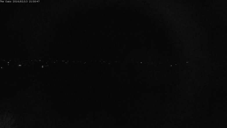 Lake Travis webcam, February 13, 2016 8:05 PM CT