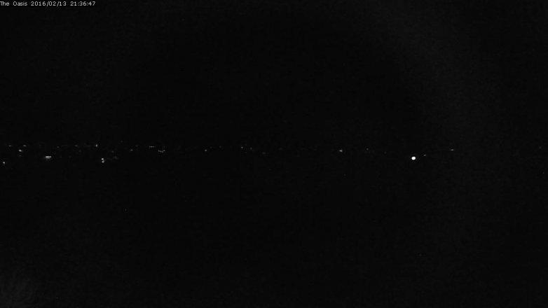 Lake Travis webcam, February 13, 2016 8:40 PM CT