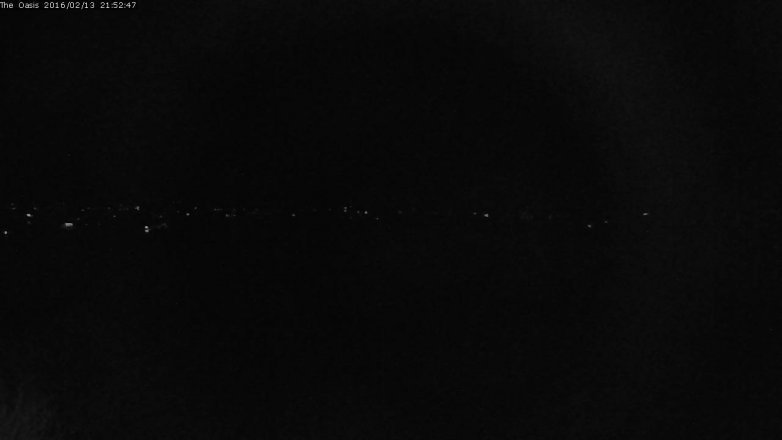 Lake Travis webcam, February 13, 2016 9:00 PM CT