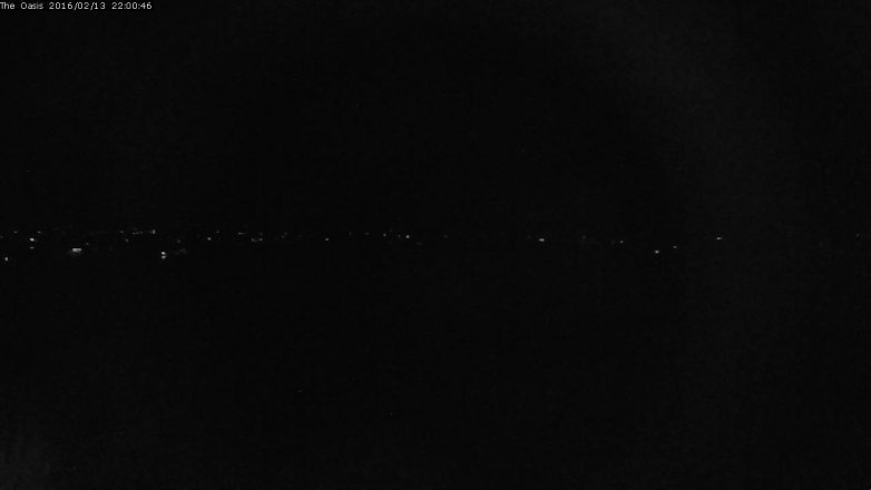 Lake Travis webcam, February 13, 2016 9:05 PM CT
