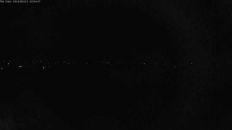 Lake Travis webcam, February 13, 2016 9:10 PM CT