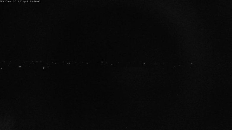Lake Travis webcam, February 13, 2016 9:35 PM CT