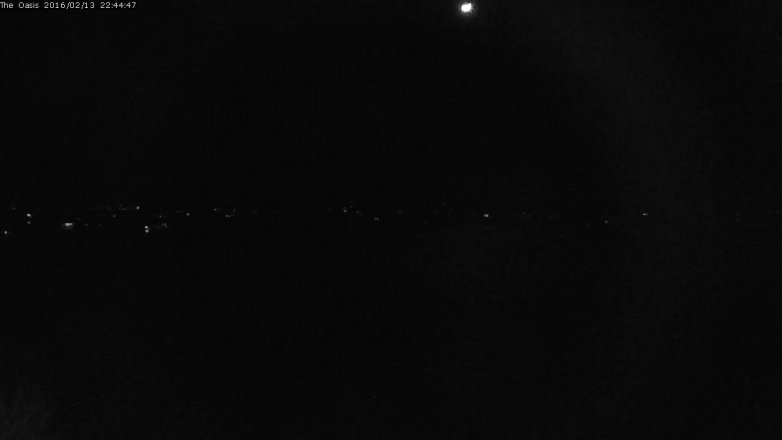 Lake Travis webcam, February 13, 2016 9:50 PM CT