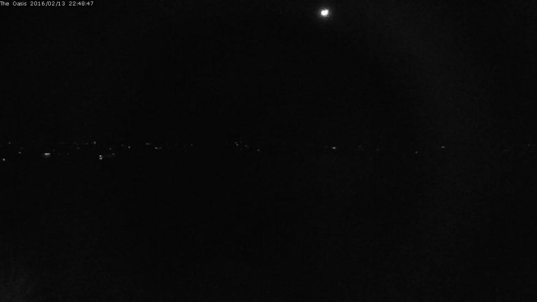 Lake Travis webcam, February 13, 2016 9:55 PM CT
