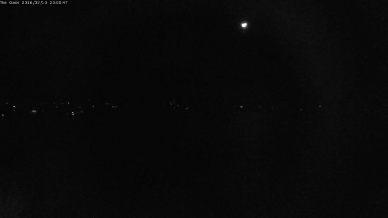 Lake Travis webcam, February 13, 2016 10:05 PM CT