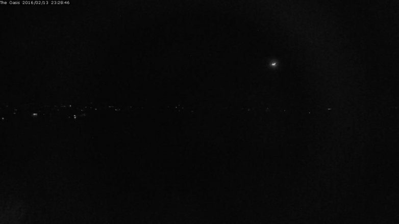 Lake Travis webcam, February 13, 2016 10:35 PM CT