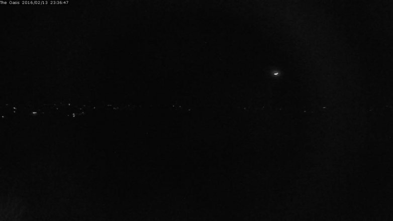 Lake Travis webcam, February 13, 2016 10:40 PM CT