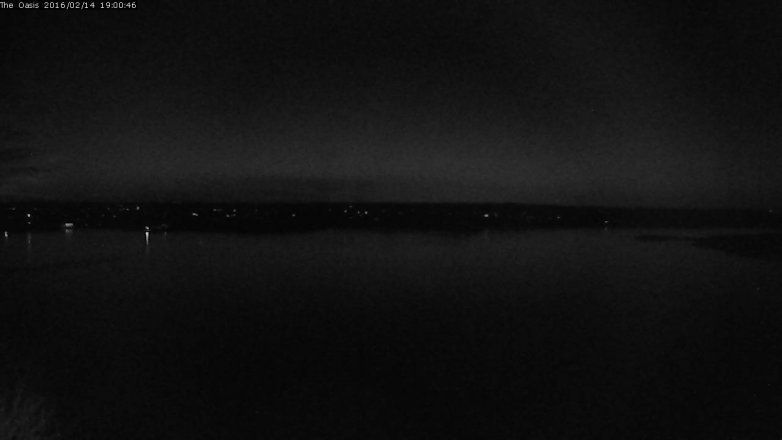 Lake Travis webcam, February 14, 2016 6:10 PM CT