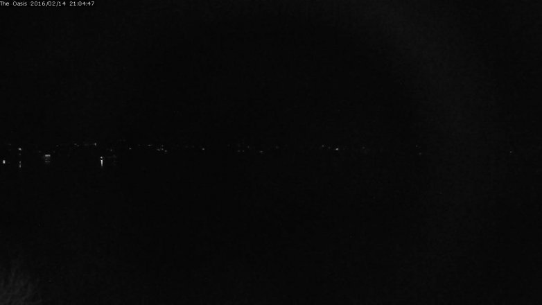 Lake Travis webcam, February 14, 2016 8:10 PM CT