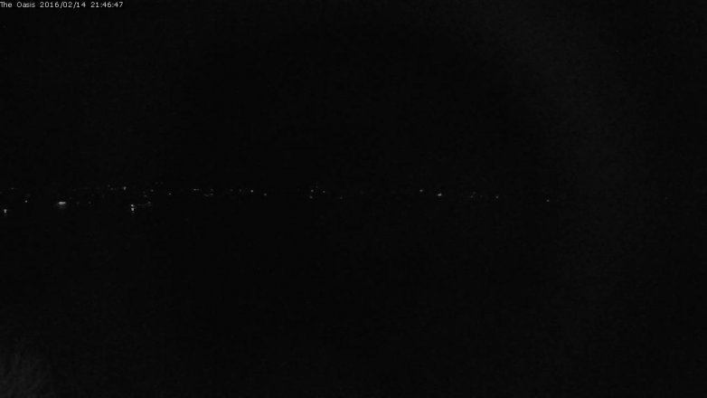 Lake Travis webcam, February 14, 2016 8:50 PM CT