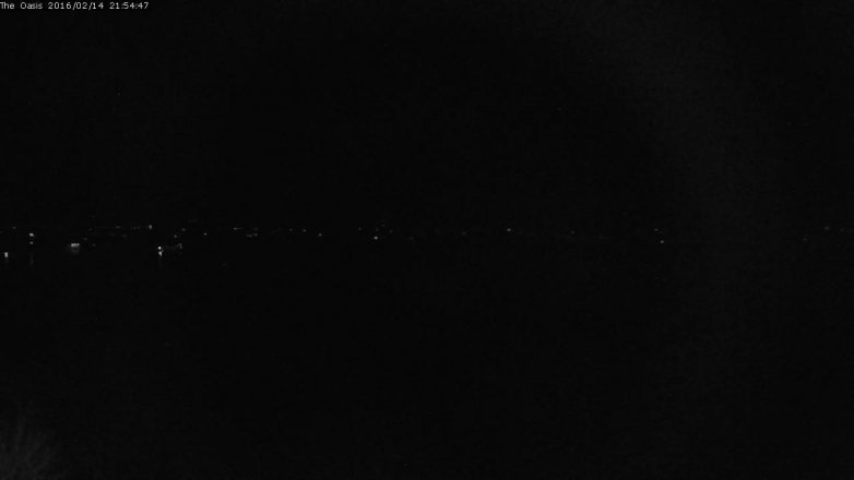 Lake Travis webcam, February 14, 2016 9:00 PM CT