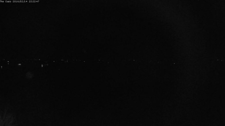 Lake Travis webcam, February 14, 2016 9:30 PM CT