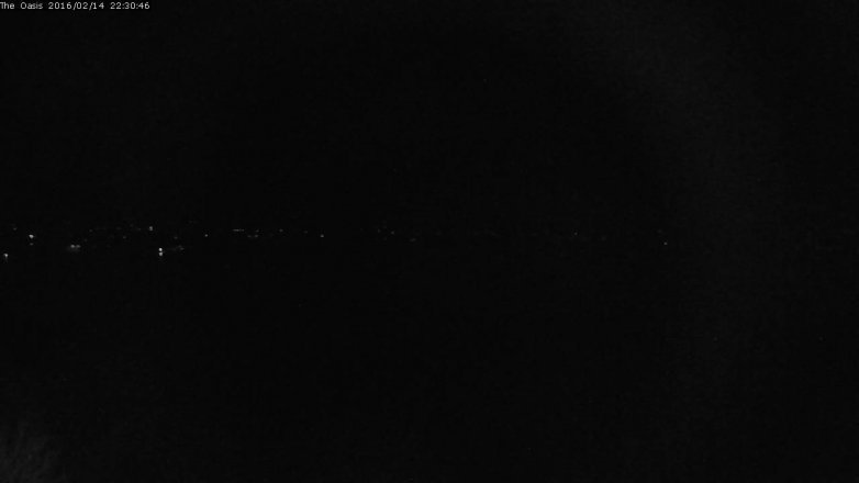 Lake Travis webcam, February 14, 2016 9:35 PM CT