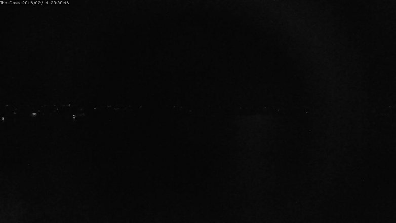 Lake Travis webcam, February 14, 2016 10:35 PM CT