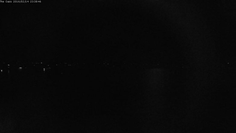 Lake Travis webcam, February 14, 2016 10:45 PM CT