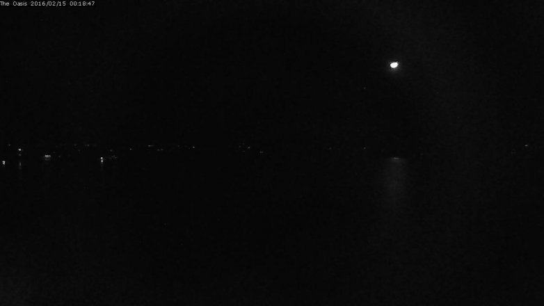 Lake Travis webcam, February 14, 2016 11:25 PM CT