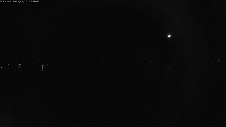 Lake Travis webcam, February 14, 2016 11:35 PM CT