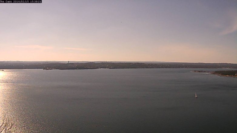 Lake Travis webcam, February 15, 2016 2:45 PM CT