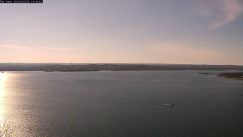 Lake Travis webcam, February 15, 2016 2:50 PM CT