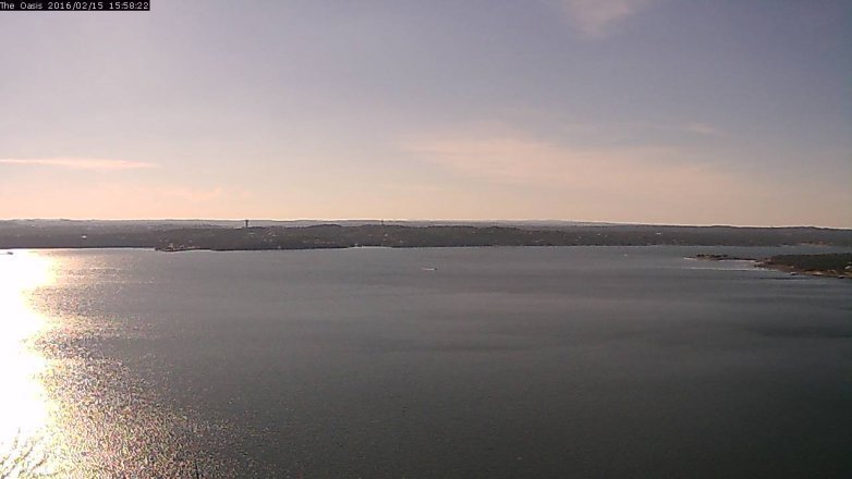 Lake Travis webcam, February 15, 2016 3:05 PM CT