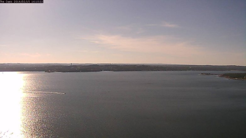 Lake Travis webcam, February 15, 2016 3:15 PM CT