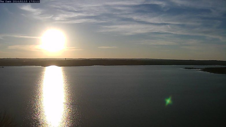 Lake Travis webcam, February 15, 2016 5:00 PM CT