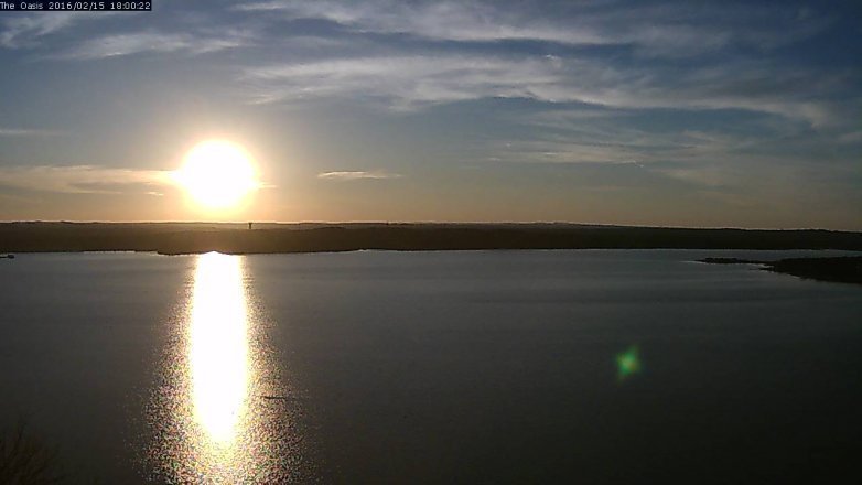 Lake Travis webcam, February 15, 2016 5:05 PM CT