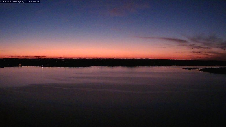Lake Travis webcam, February 15, 2016 5:55 PM CT
