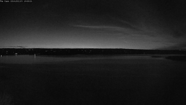 Lake Travis webcam, February 15, 2016 6:05 PM CT