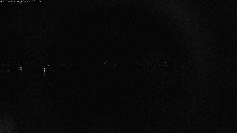 Lake Travis webcam, February 15, 2016 6:45 PM CT