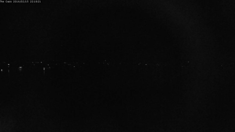 Lake Travis webcam, February 15, 2016 9:25 PM CT