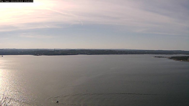 Lake Travis webcam, February 16, 2016 2:50 PM CT