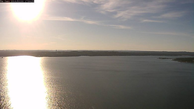 Lake Travis webcam, February 16, 2016 4:10 PM CT