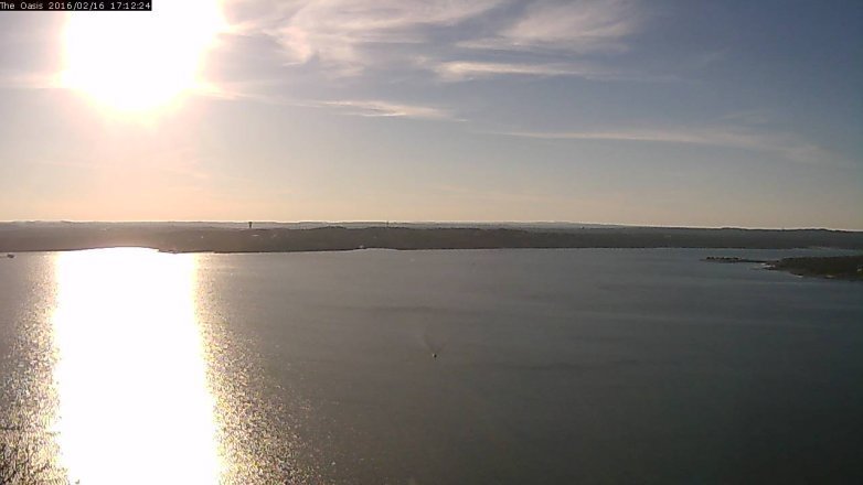 Lake Travis webcam, February 16, 2016 4:20 PM CT