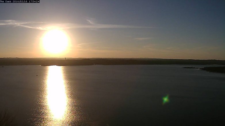 Lake Travis webcam, February 16, 2016 5:00 PM CT