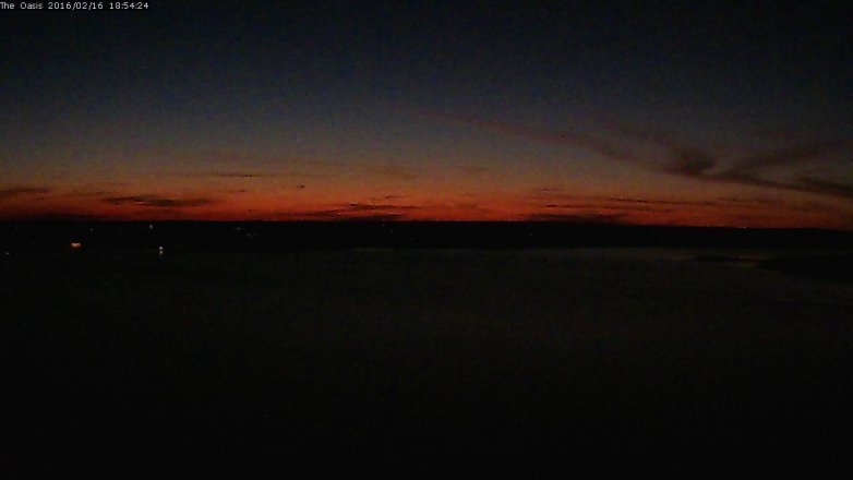 Lake Travis webcam, February 16, 2016 6:00 PM CT
