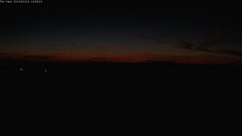 Lake Travis webcam, February 16, 2016 6:05 PM CT