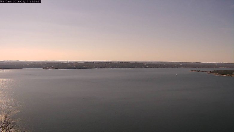 Lake Travis webcam, February 17, 2016 2:30 PM CT
