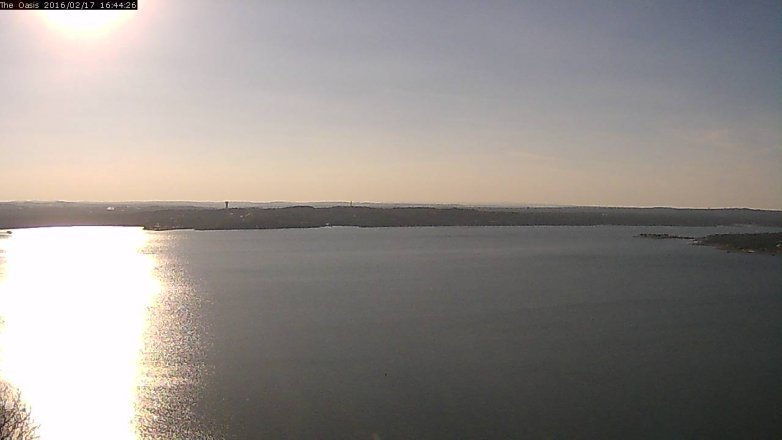 Lake Travis webcam, February 17, 2016 3:50 PM CT